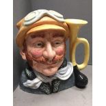 A Royal Doulton character jug - Veteran Motorists no. D6633.