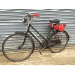 A Raleigh ladies bicycle, circa 1950s.