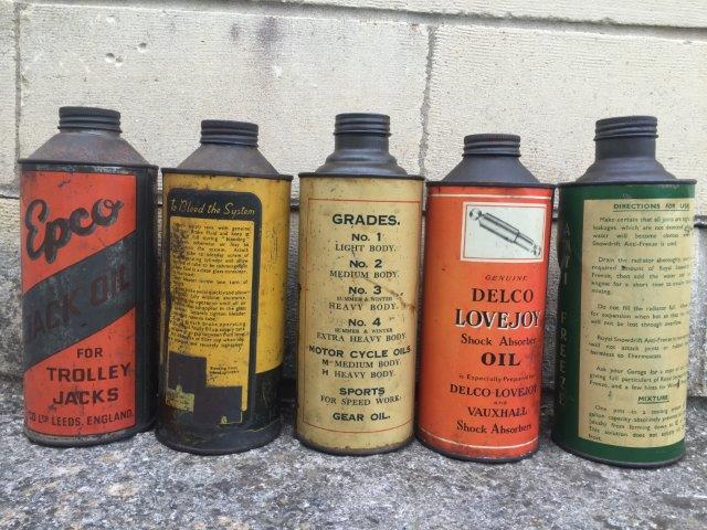 Five cylindrical quart cans to include Royal Snowdrift Oil, Epoc etc. - Image 2 of 2