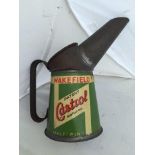 A Wakefield Castrol half pint oil measure, in excellent condition.