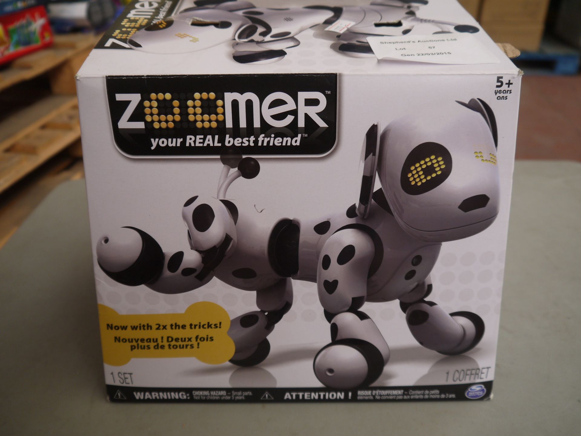 Zoomer Dalmation, the cute, interactive robotic Dalmatian pup that has lots of cool tricks and moves