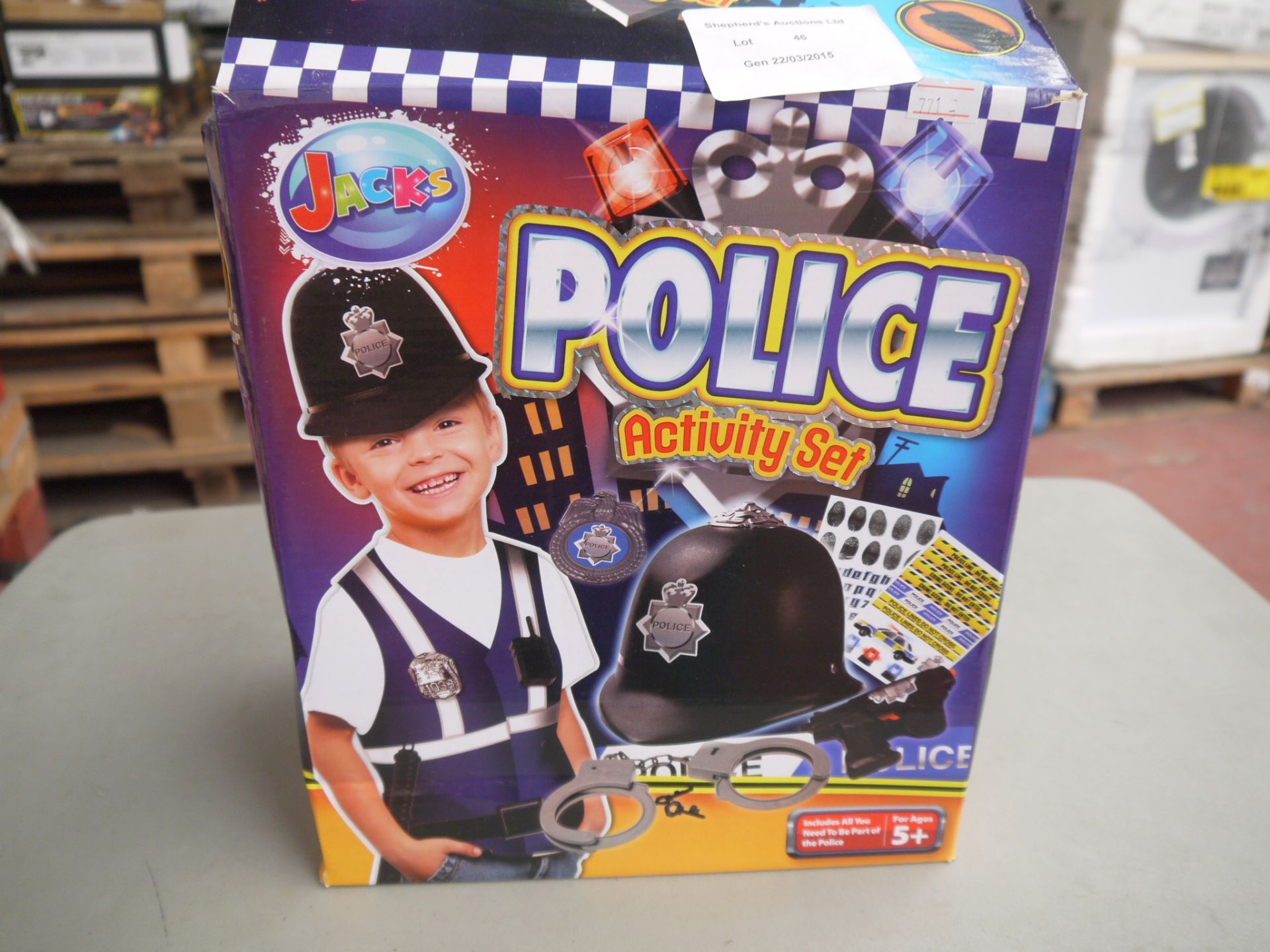 JACKS Police Activity Set. Boxed.
