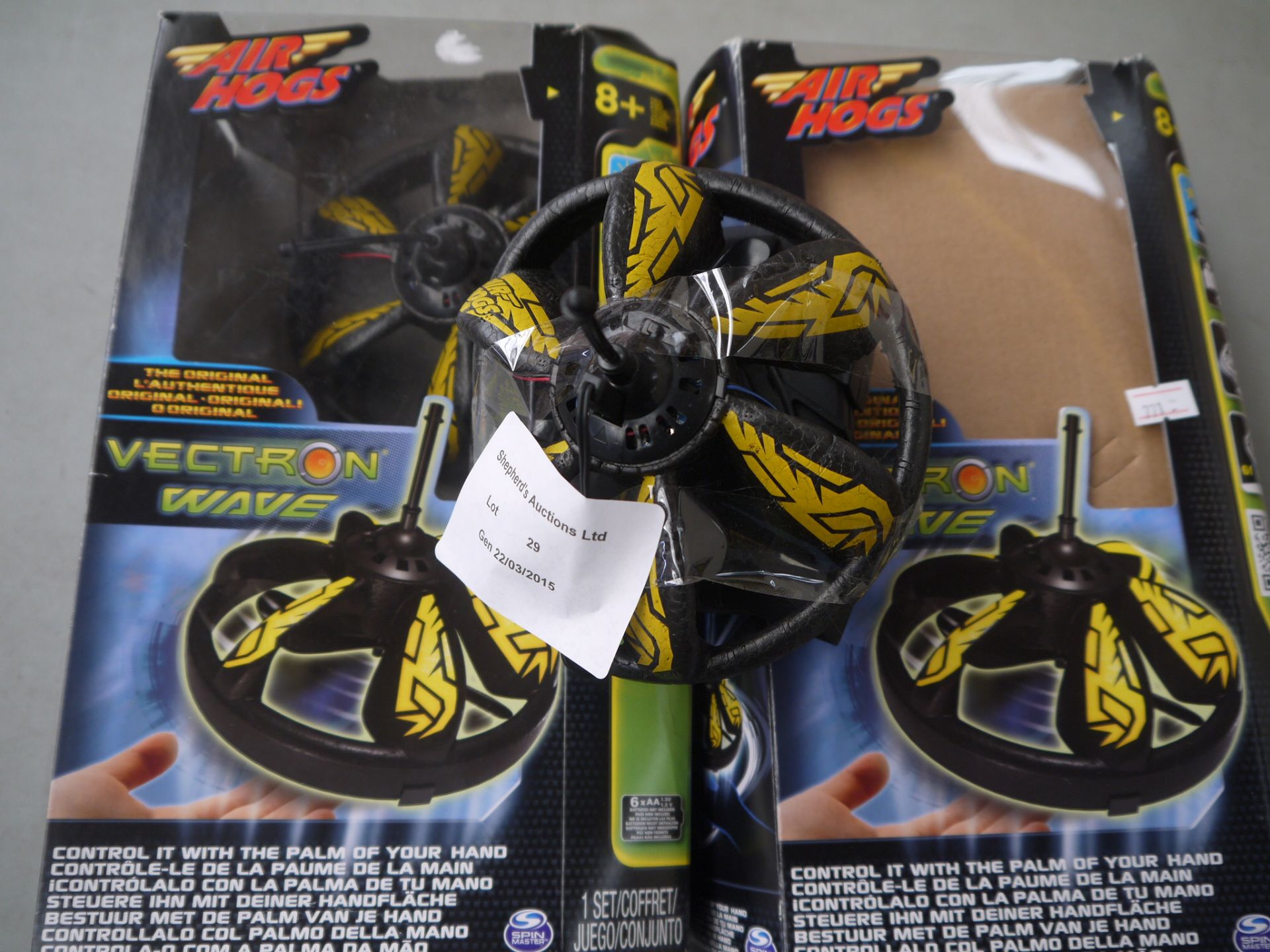 2x Air Hogs Motion Control Disc.