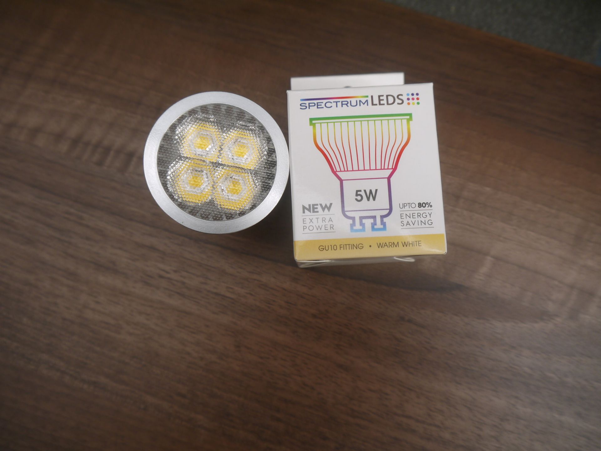 Spectrum LED's Warm white Down light bulbs, saves up to 80% more energy, RRP £12, new and boxed