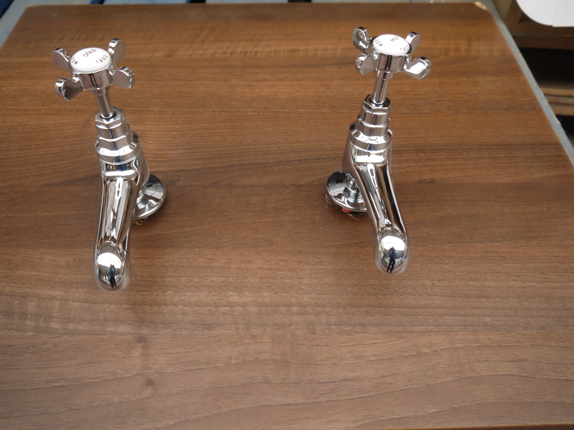 Jacuzzi Westminster Basin taps, new and boxed