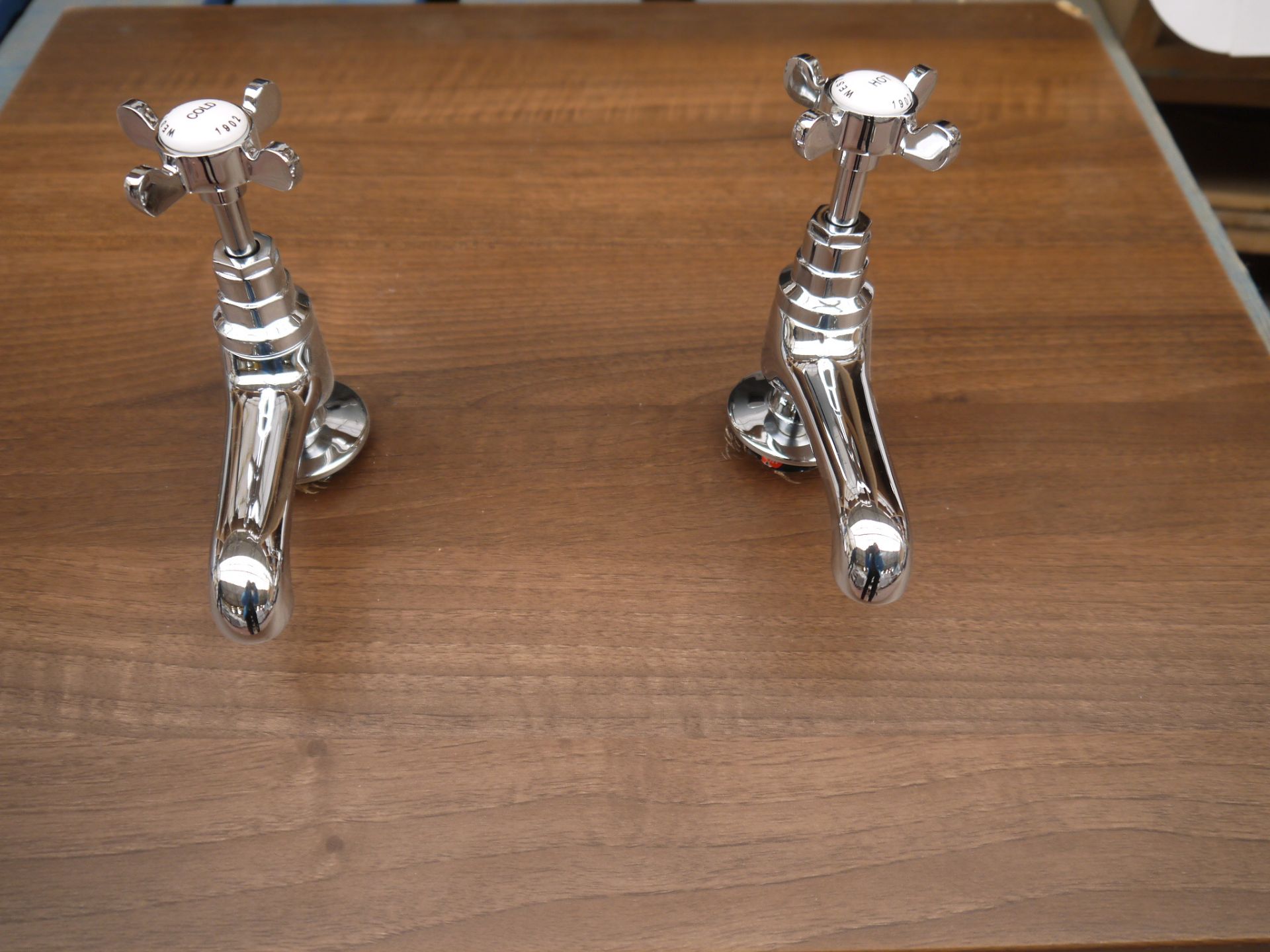 Jacuzzi Westminster Basin taps, new and boxed