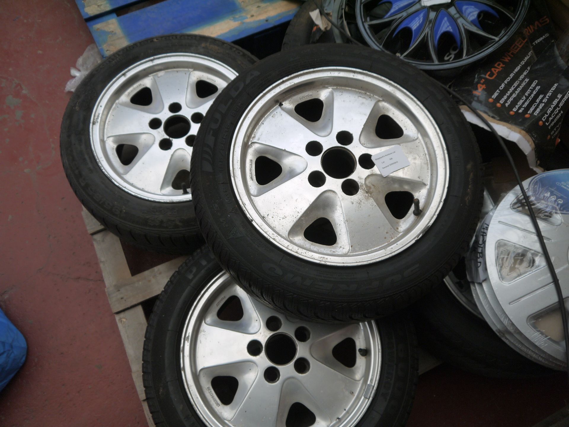 5x Alloy Wheels, 15'' 195 55 R15 85h