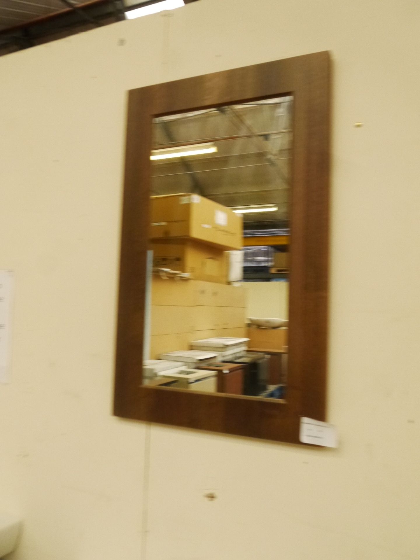 Roca Smooth Dark Walnut mirror, new