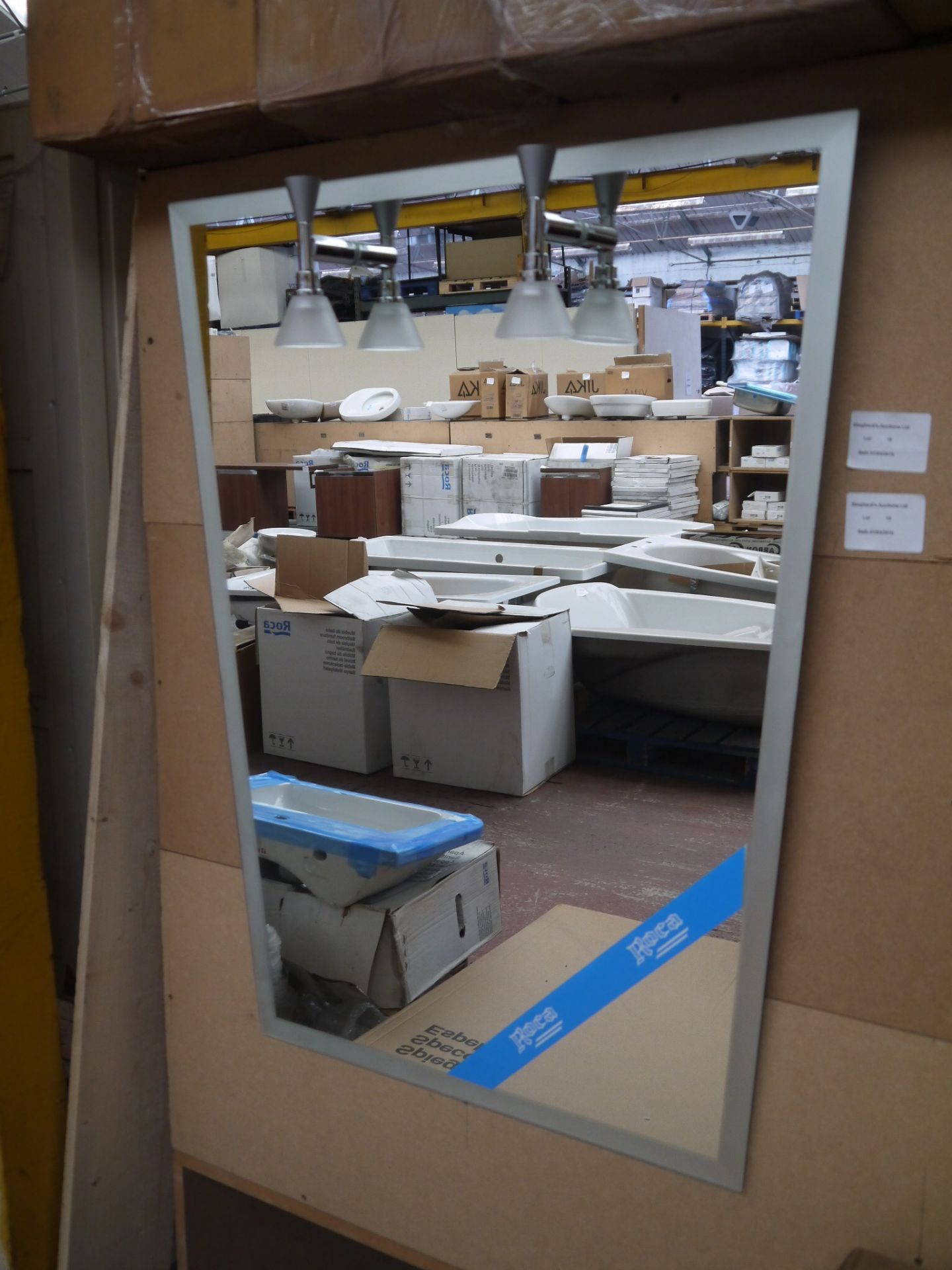 Roca Prestige Mirror with twin lights, new with boxes, RRP £409