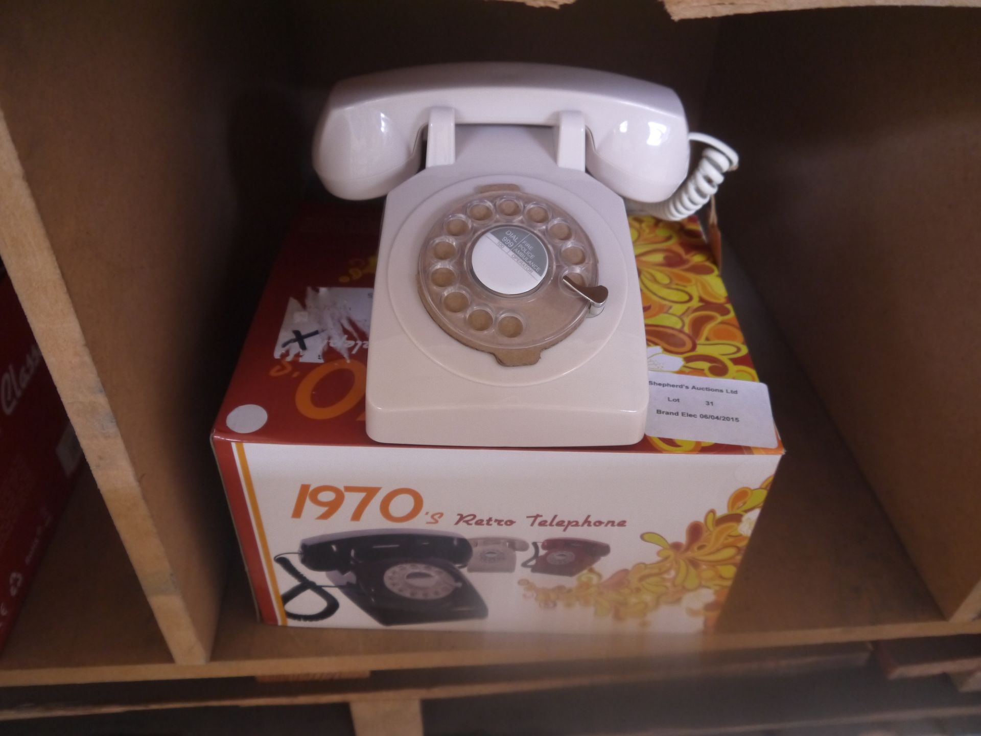 Retro 1970's Phone, boxed