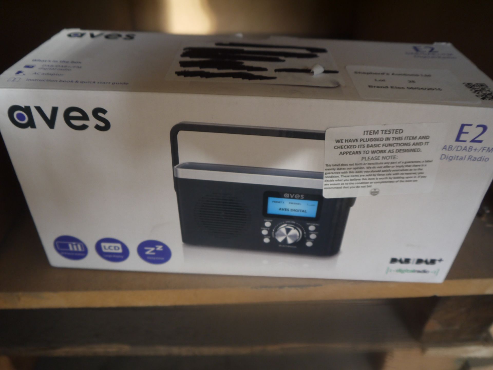 Aves E2 Digital radio tested working and boxed