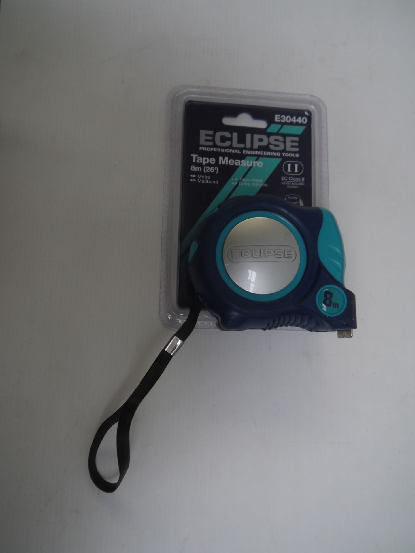 Eclipse 8mtr Tape Measure new still attached to packaging