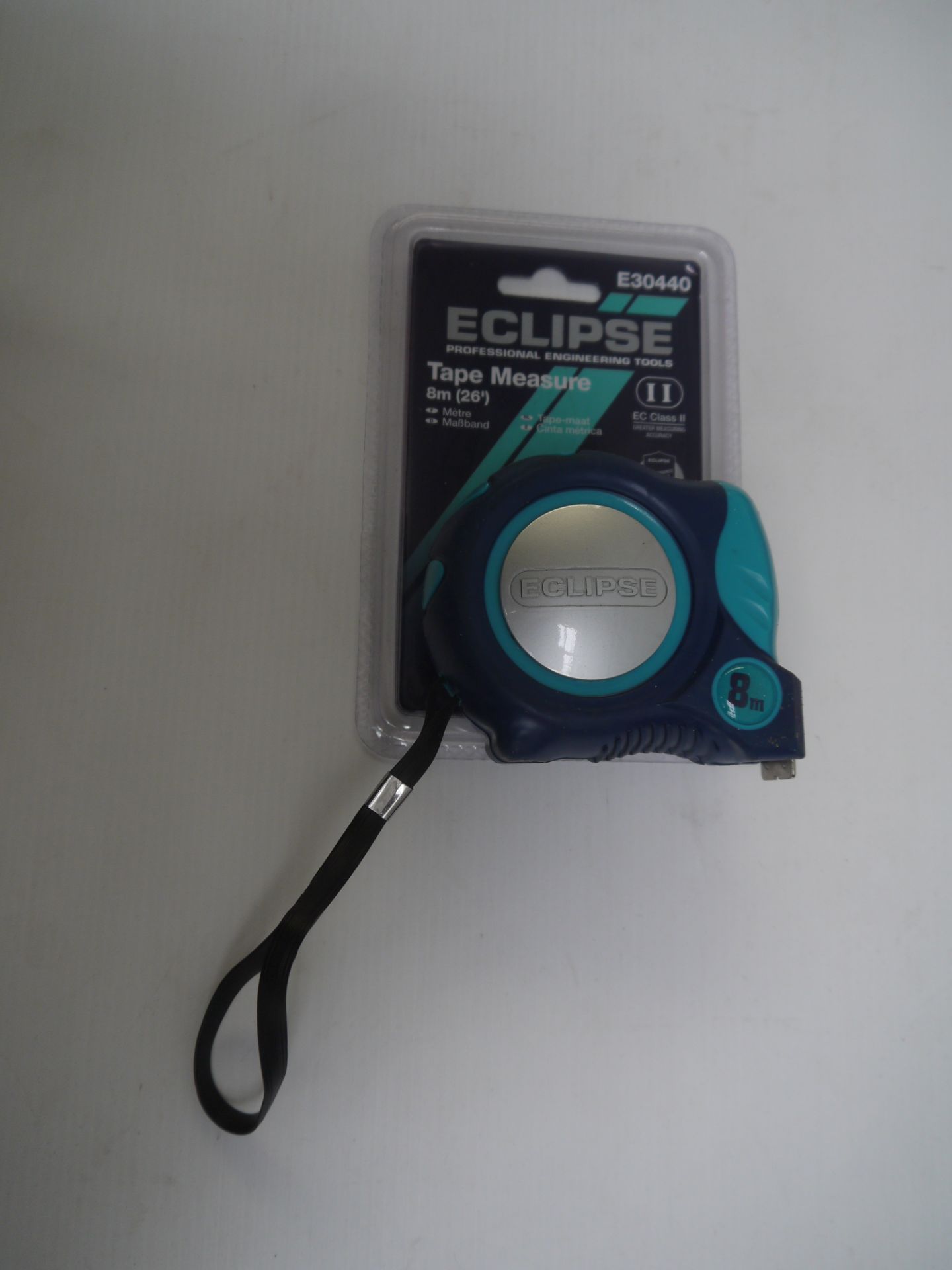 Eclipse 8mtr Tape Measure new still attached to packaging