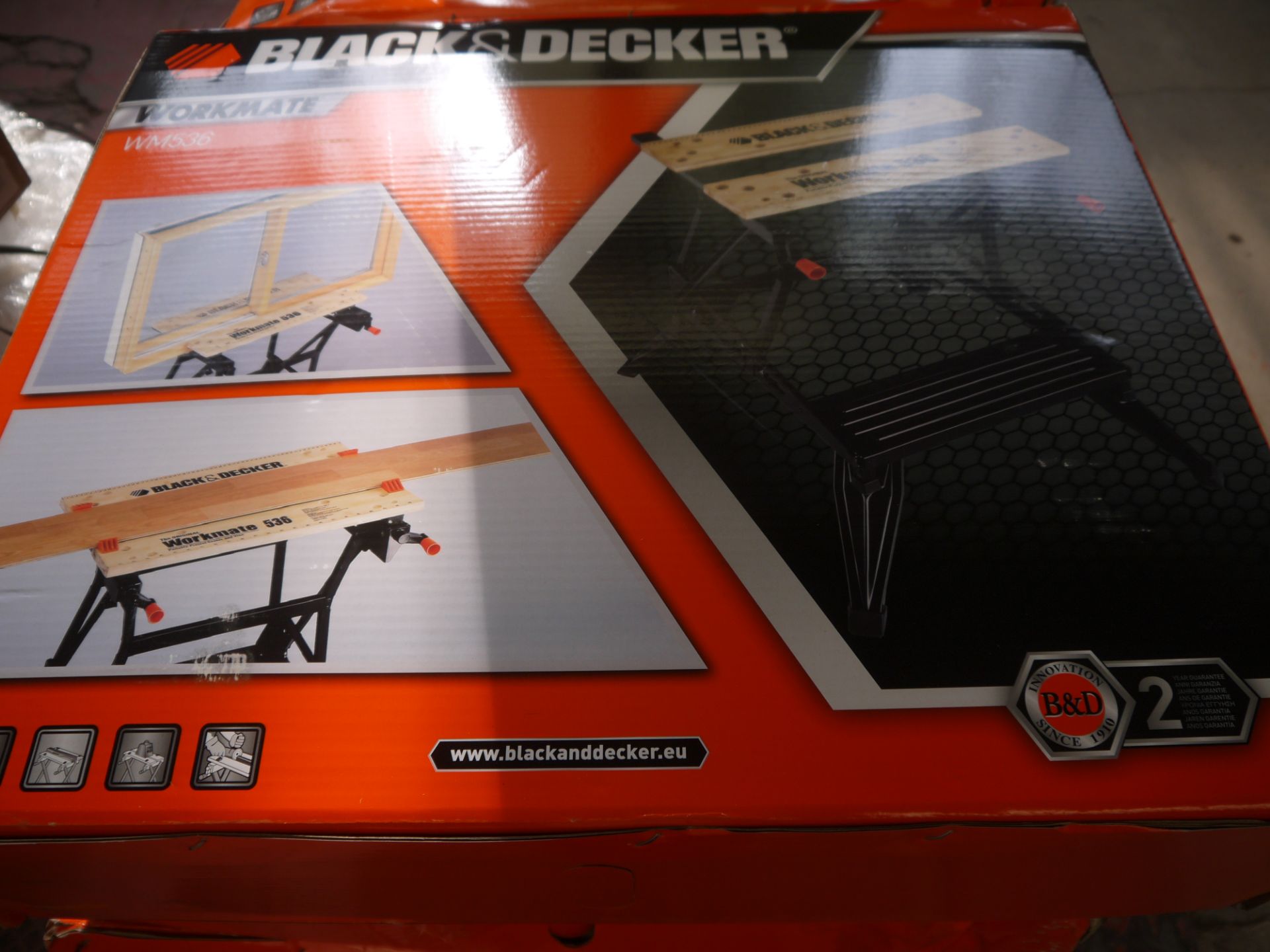 Black and Decker Workmate WM536 looks to us like they as if they are new but have water damaged