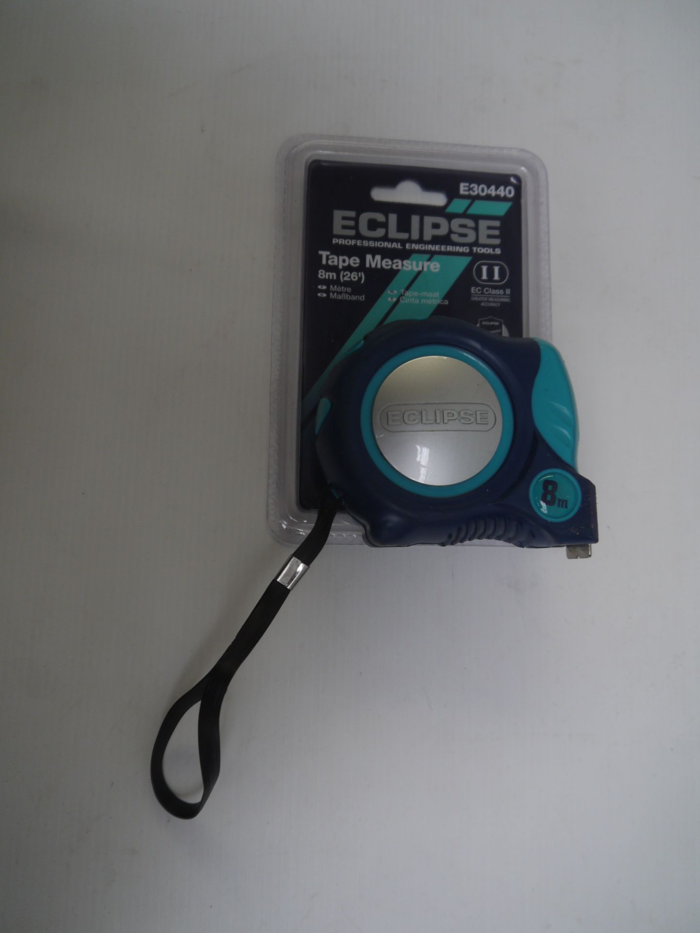 Eclipse 8mtr Tape Measure new still attached to packaging