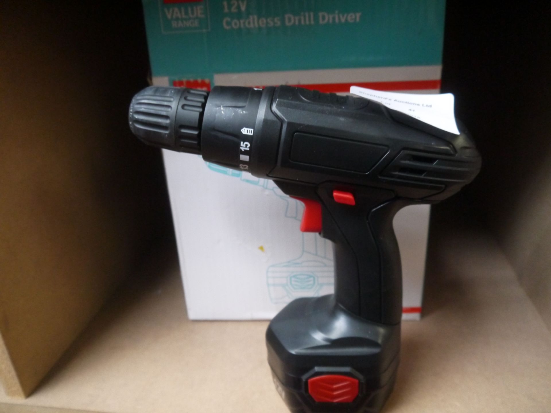 Argos 12v Cordless drill driver, boxed and tested working