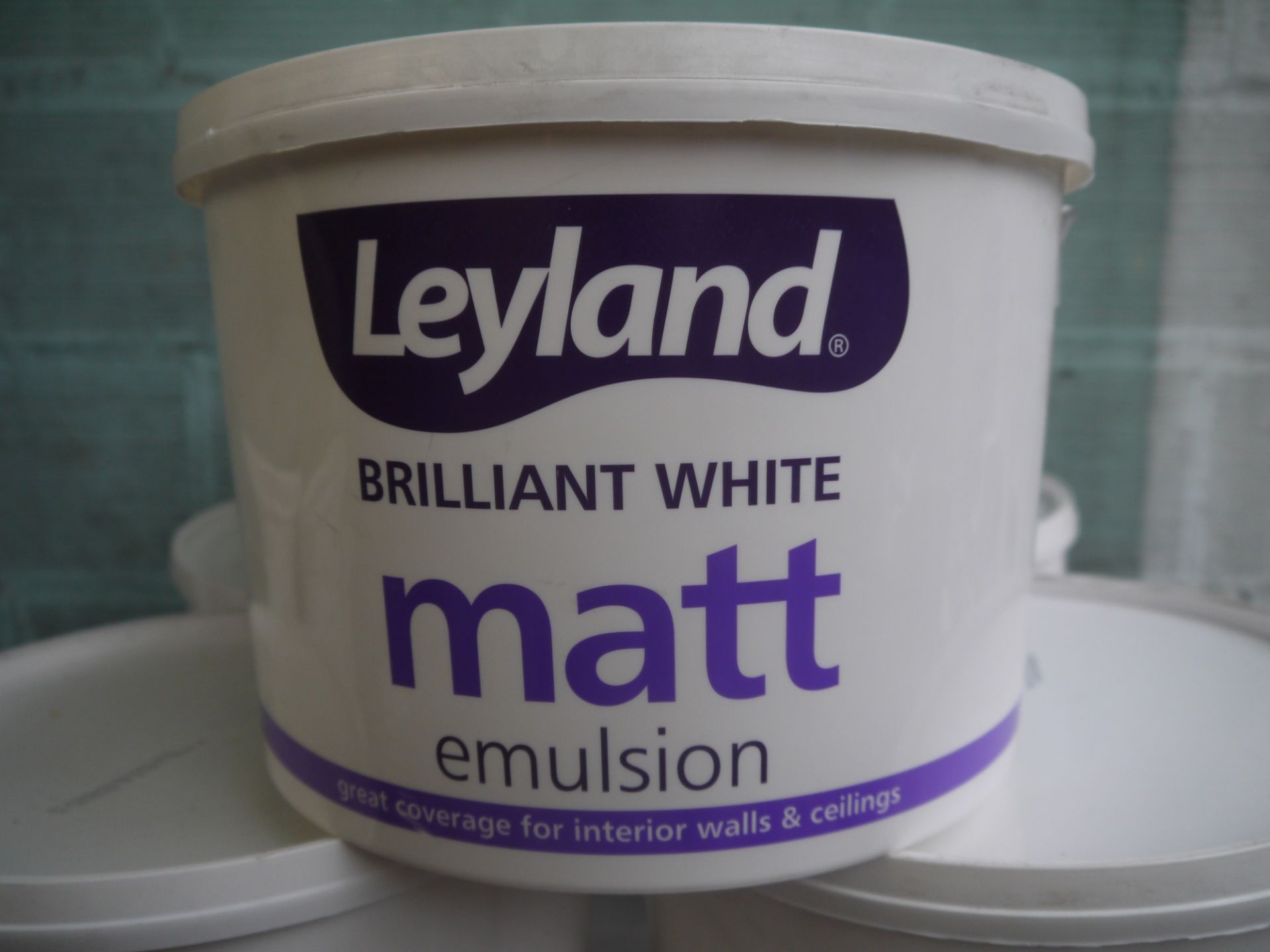 10ltrs of Leyland Brilliant white Matt Emulsion