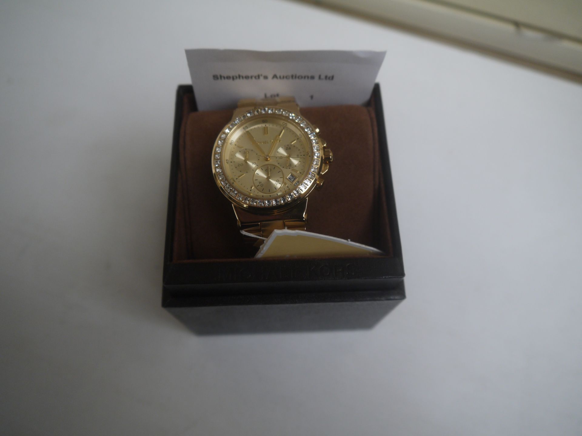 NO VAT!!! Michael Kors MK5623 Gold coloured Watch. New, boxed and ticking