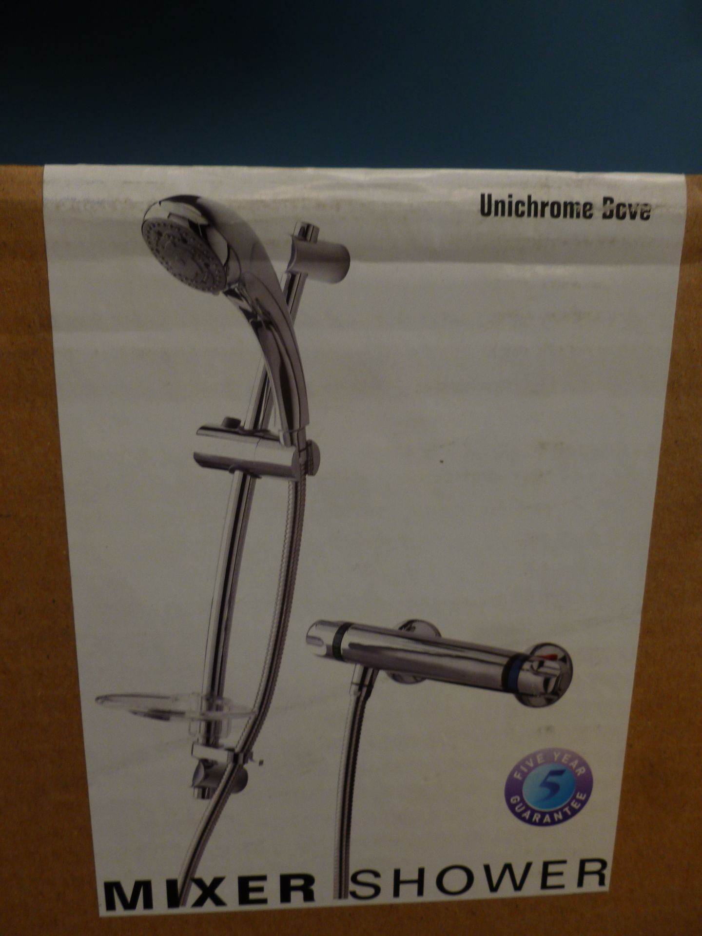 Triton Unichrome Dove Thermostaic Bar Mixer Shower. New, sealed and boxed.