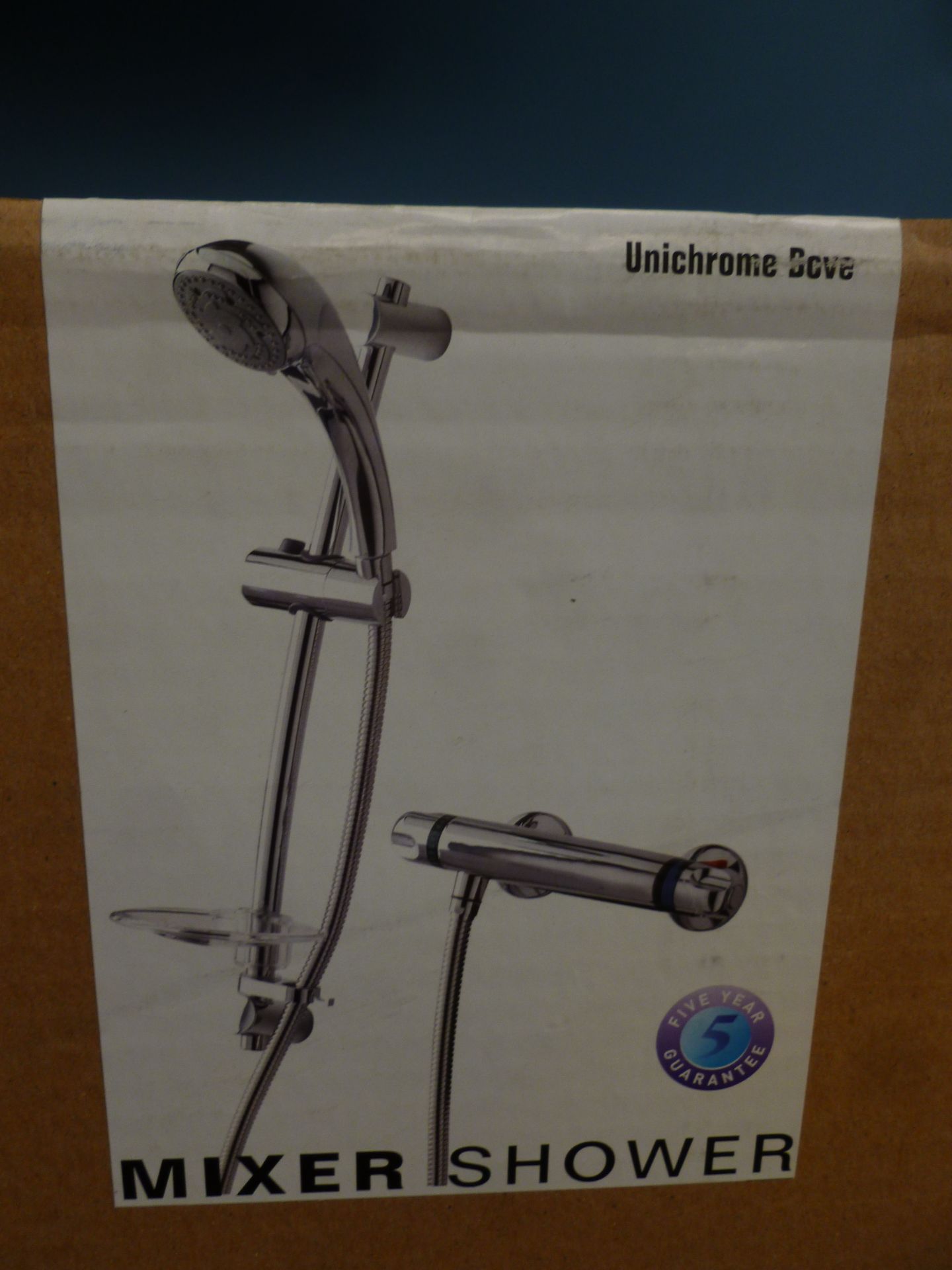 Triton Unichrome Dove Thermostaic Bar Mixer Shower. New, sealed and boxed.