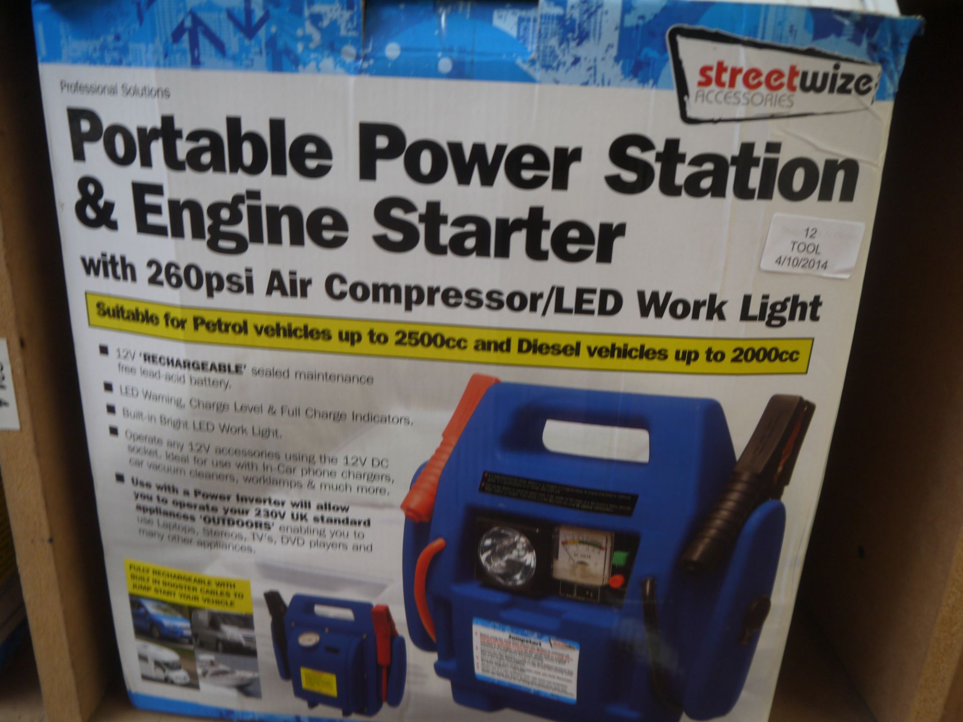 StreetWize Portable Power Station & Engine Starter. Boxed.