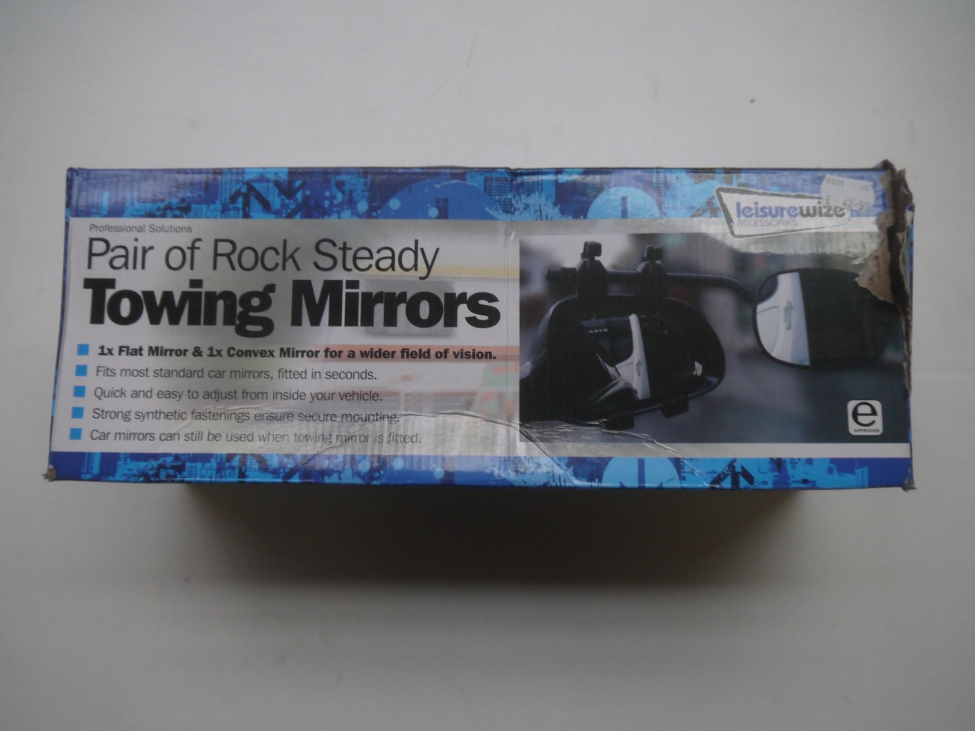 Pair of StreetWize Rock Steady Towing Mirrors. Boxed.