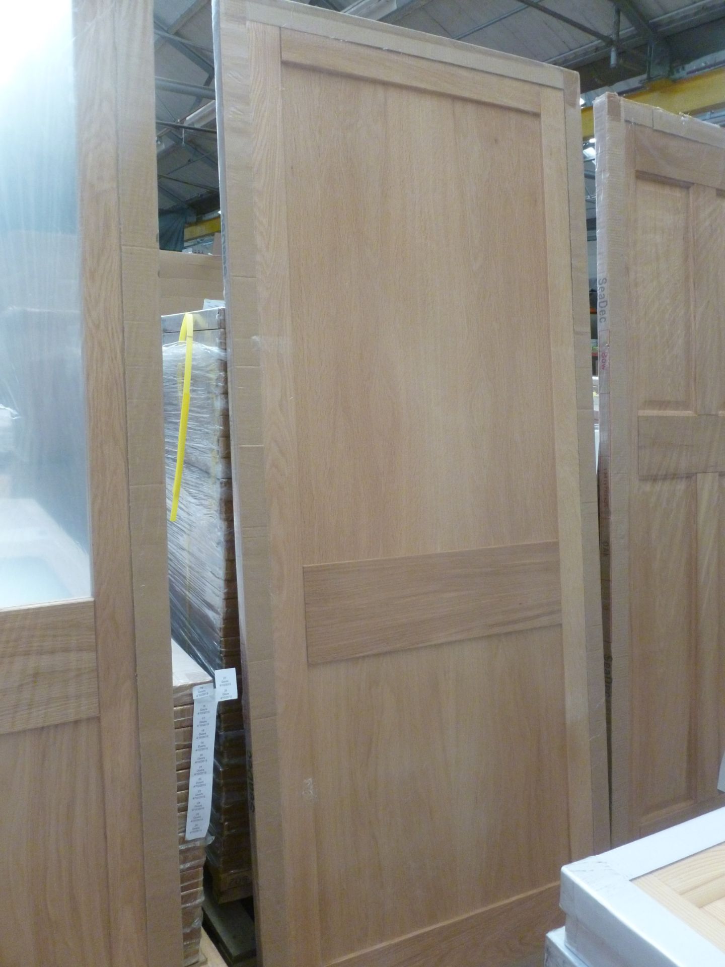 Seadec New Hampshire 78 x 33, 2 Panel Pre Finished to a High Standard, Oak Veneer Solid Wood Doors