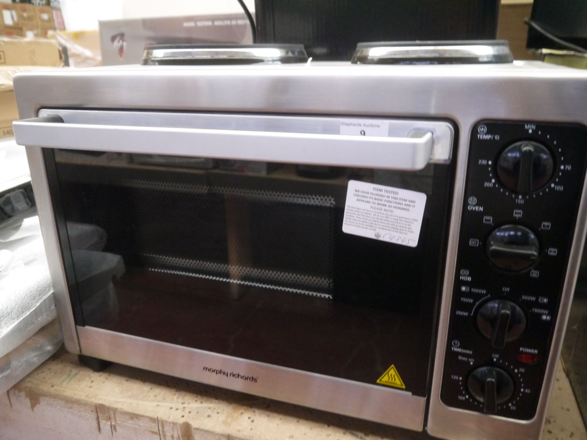 Morphy Richards Mini Oven, Tested Working.