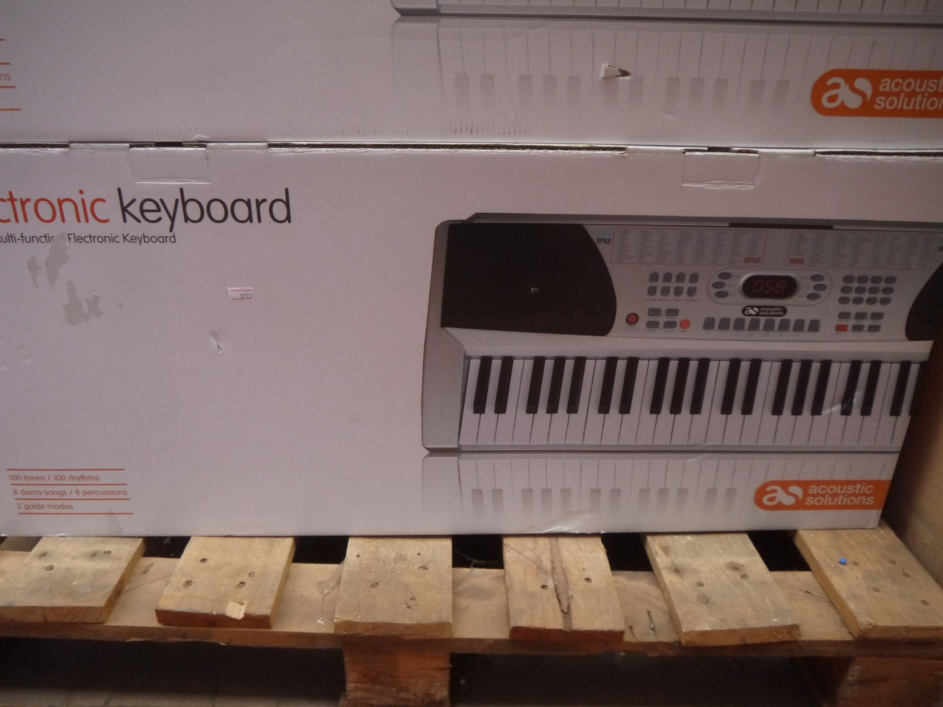 Acoustic Solutions 61 Key Multi-Function Electronic keyboard. The vendor suggests that is it