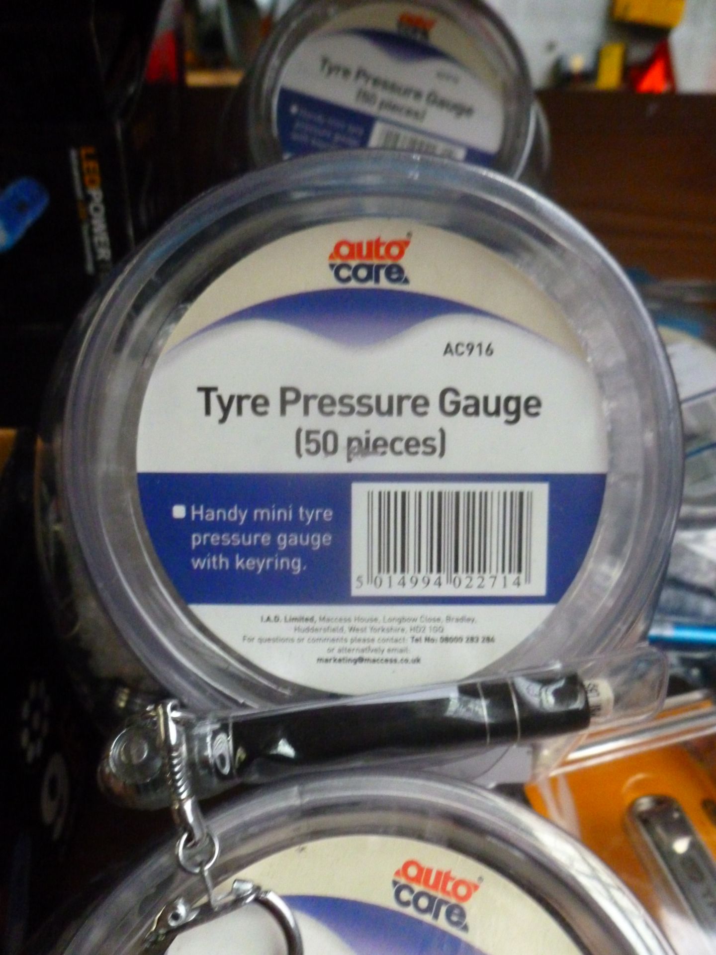 50x AutoCare Tyre Pressure Gauge. New.