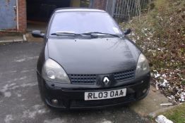 RL03 OAA Renault Sport Clio 16V with V5