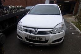 FH10 FNC Vauxhall Astra Club CDTI with V5 - No Key