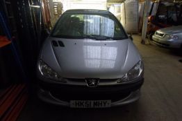 HK51 MHY Peugeot 206 XSI with V5 - No Key