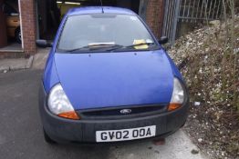 GV02 OOA Ford KA - No V5 - No Key
ATF LICENCED BIDDERS ONLY