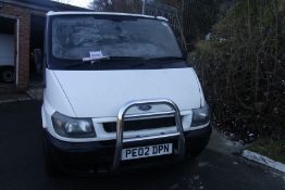 PE02 DPN Ford Transit 330 SWB with V5 - No Key - THIS VEHICLE IS SUBJECT TO VAT
