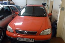 T551 SPJ Vauxhall Astra LS with V5 - No Key