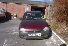 V177 GGV Vauxhall Corsa Envoy 12v with V5 - No Key