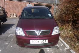 EG04 YCA Vauxhall Meriva Enjoy 8v with V5