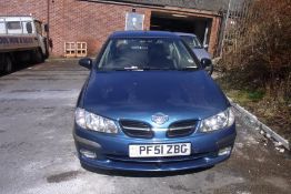 PF51 ZBG Nissan Almera E with V5 - No Key