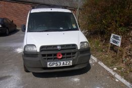 GP53 AZZ Fiat Doblo Cargo JTD with V5 - THIS VEHICLE IS SUBJECT TO VAT