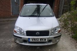 VN51 WKW Suzuki Ignis GA with V5 - No Keys