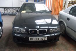 Registration: MF03 OTT with V5 - No Keys
Make/Model: BMW 530i Sport