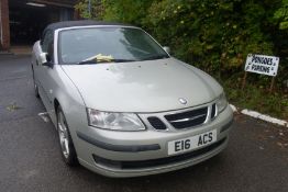 Registration: E16 ACS with V5 - No Keys
Make/Model: Saab 9-3 Vector 150 BHP