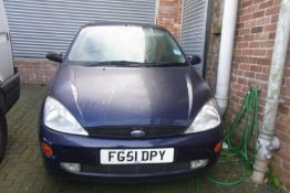 FG51 DPY with V5 & Key - Ford Focus Zetec TD DI
BY ORDER OF BRIGHTON & HOVE CITY COUNCIL