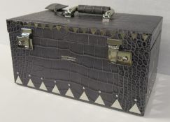 Eddie Borgo Crocodile Jewellery Box. RRP £1,450