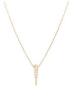 Zoe Chicco - 14k Yellow Gold Pendant with Chain. RRP £395