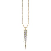 Anita Ko - 18k Gold Diamond Pendant with Chain. RRP £6,825