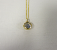 Loquet - 14k Yellow Gold Pendant with Chain. RRP £1,155