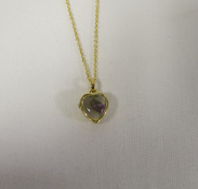 Loquet - 14k Gold Pendant with Chain. RRP £1,035
