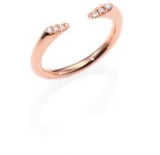 Sydney Evan - 14k Rose Gold Diamond Ring. RRP £440